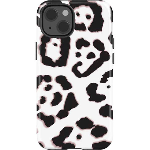 B&W Leopard iPhone 15 Impact Case